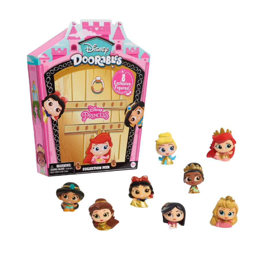 Disney Doorables Glitter and Gold Princess Collection Peek Toy